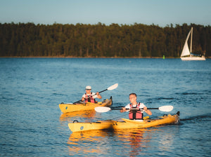 Get Out Kayak single kayaks for rental in Stockgolm archipelago.